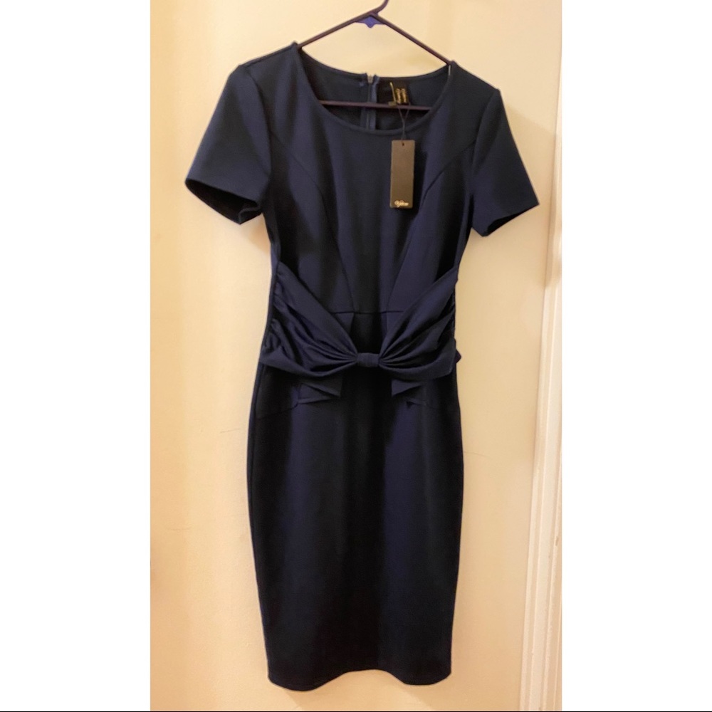 Navy Blue Cocktail Dress